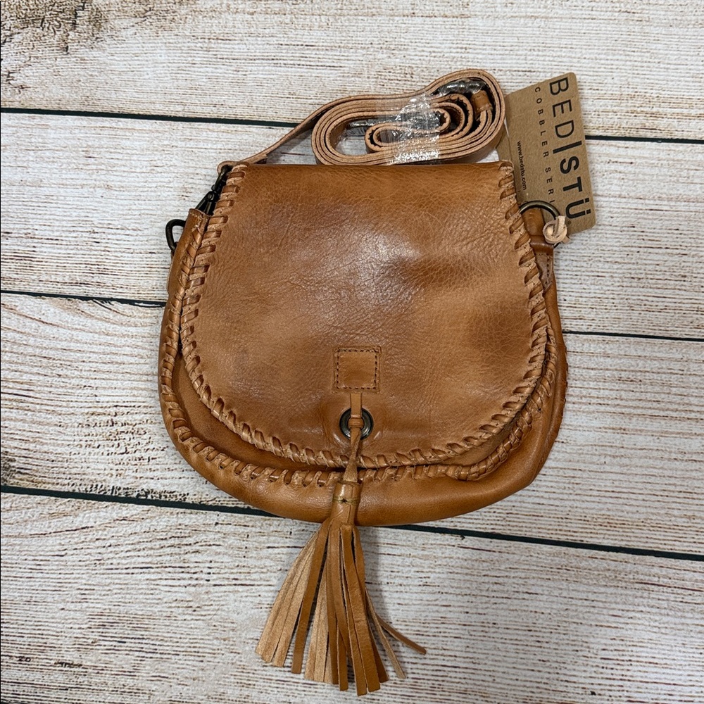 Bed|Stu Half Moon Crossbody Bag. NWT Tan Rustic. MSRP $245 - Picture 5 of 5